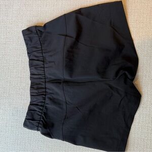 lululemon athletica Black Elastic Waist Athletic Shorts
